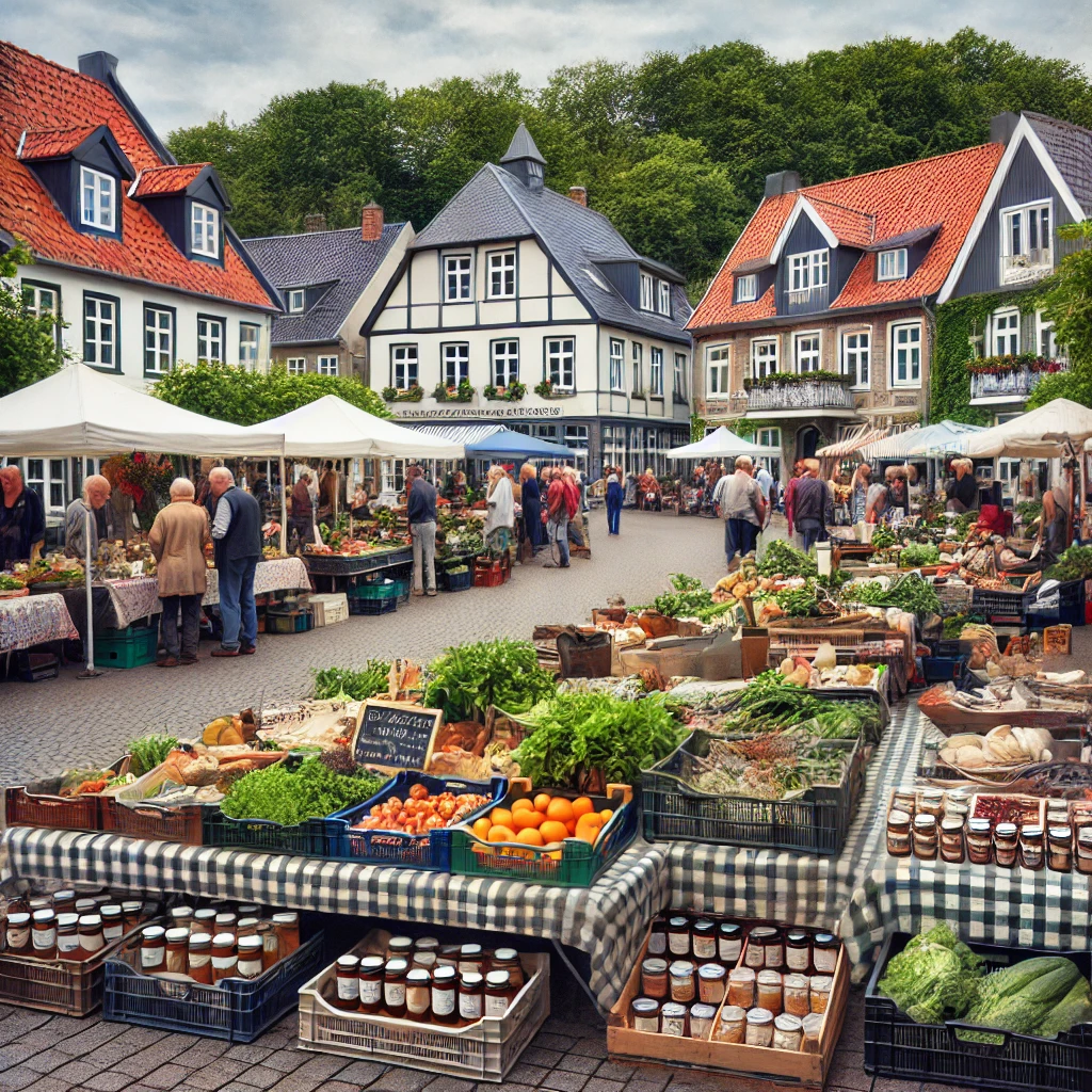 Der Markt in Keitum: Frische Produkte und regionale Spezialitäten