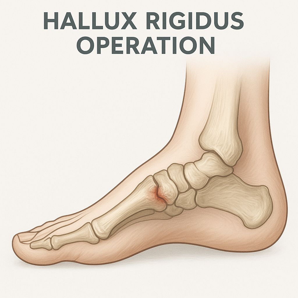 Hallux Rigidus Operation – Wenn der große Zeh steif wird